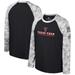 Youth Colosseum Black/Camo Texas Tech Red Raiders OHT Military Appreciation Dark Star Raglan Long Sleeve T-Shirt