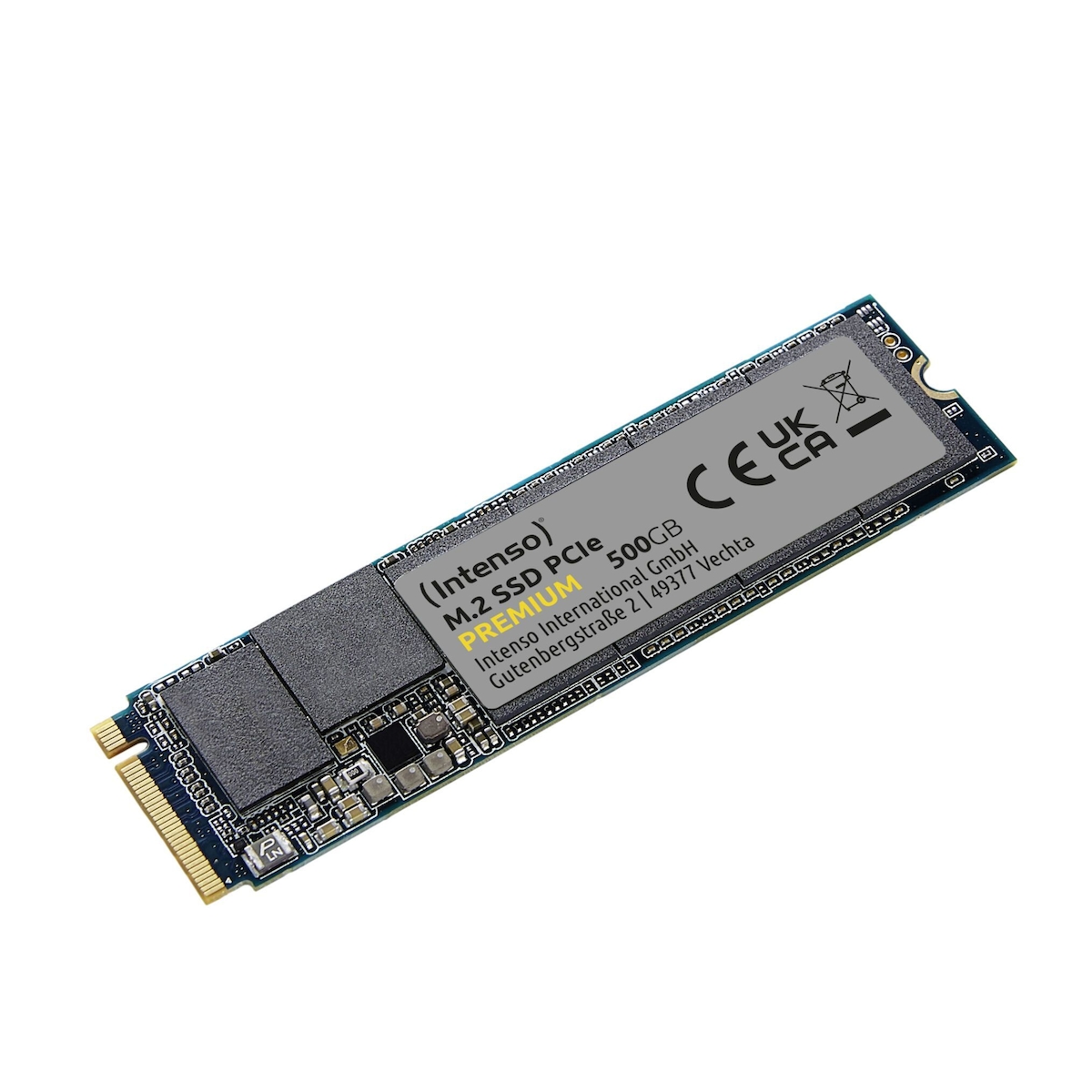 SSD Intenso 500GB M.2 2280 PCIe Premium Gen.3 x4 NVME 1.3 3835450 Image