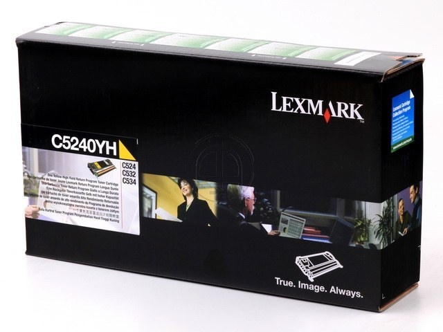 Laser/Kopierer LEXMARK C5240YH LEXMARK C524 TONER YELLOW HC Image