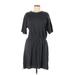 Old Navy Casual Dress - Shift: Gray Solid Dresses - New - Women's Size Large