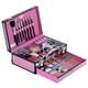 Professional Makeup Accessories, 25.5cm Cosmetic Kit, Makeup Set Kit, Makeup Organiser Storage Box, Complete Makeup Suitcase, All in onee Makeup Kit with Eyeshadow, Blushes, Brushes, Lipstick