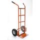 Ollies Trolleys OT1007W2 Pneumatic tyre wheels.Tough Splayed Twin Handled Sack Truck. Ideal for Tall Loads. Robust Design