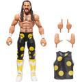 Mattel WWE Top Picks Elite Action Figure & Accessories Set, Seth Rollins 6-inch Collectible with Swappable Hands, Ring Gear & 25 Articulation Points, HTX72