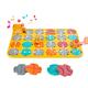 SGILE 24 PCS STEM Road Builder Puzzles for Kids 3+, Toddler Brain Teaser Maze Board Game Play Set with Cute Car Light Traffic, Interactive Toys for Boys Girls 3 4 5 6 7 Year Old Gift(Engineer vehicle)