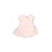 Little Me Short Sleeve Onesie: Pink Print Bottoms - Size 3 Month