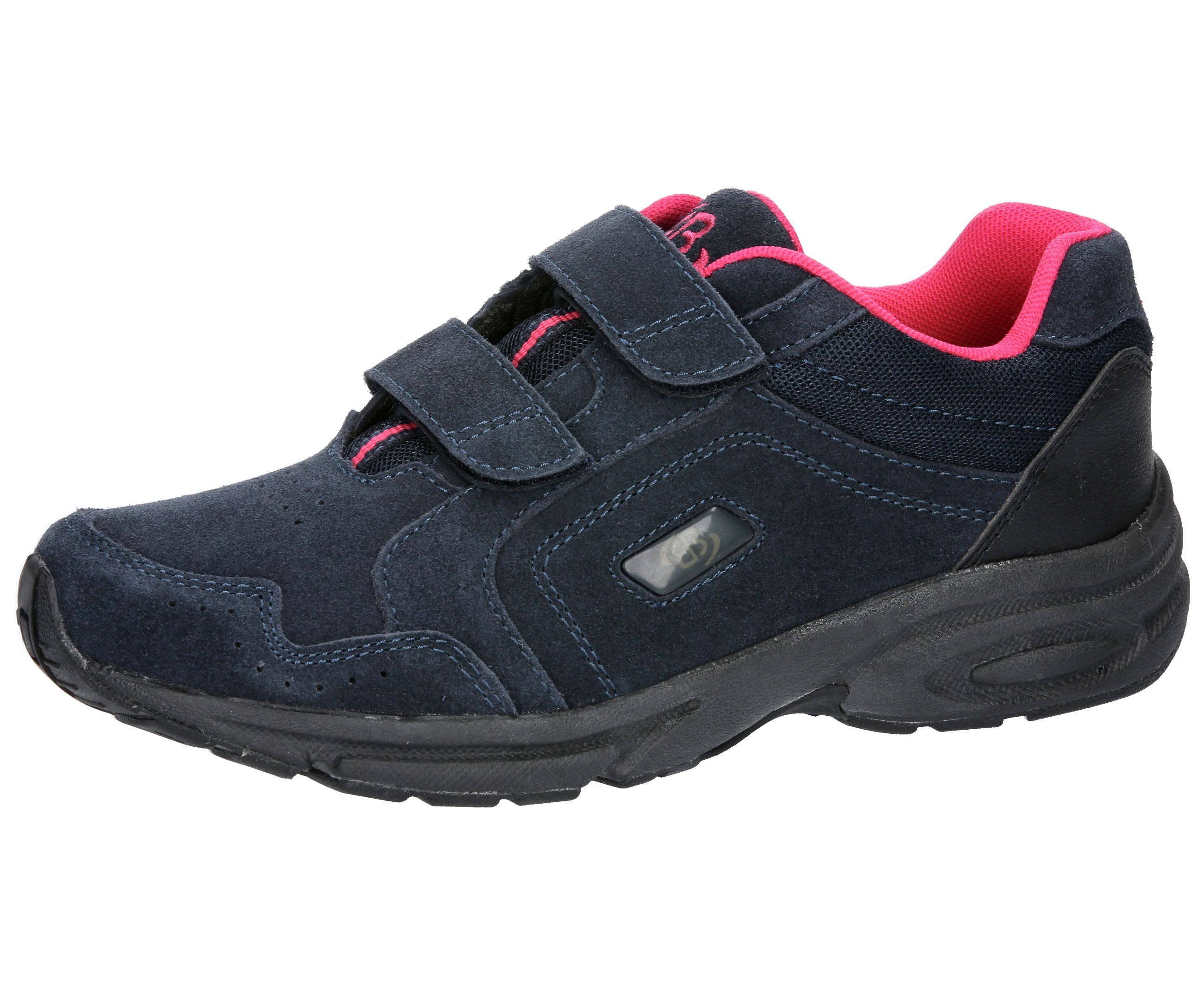 Sneaker BRÜTTING "Sportschuh und Freizeitschuh Circle V", Damen, Gr. 42, blau, Veloursleder, Schuhe Sneaker Image