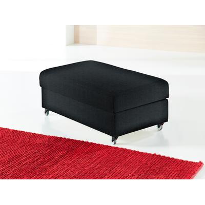 Hockerbank BALI, grau (anthrazit), B:102cm H:48cm T:60cm, 100% Polyester, Hocker, Polsterhocker Image