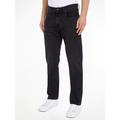 5-Pocket-Jeans TOMMY HILFIGER "REGULAR MERCER STR" Gr. 33, Länge 32, schwarz (nick black) Herren Jeans 5-Pocket-Jeans