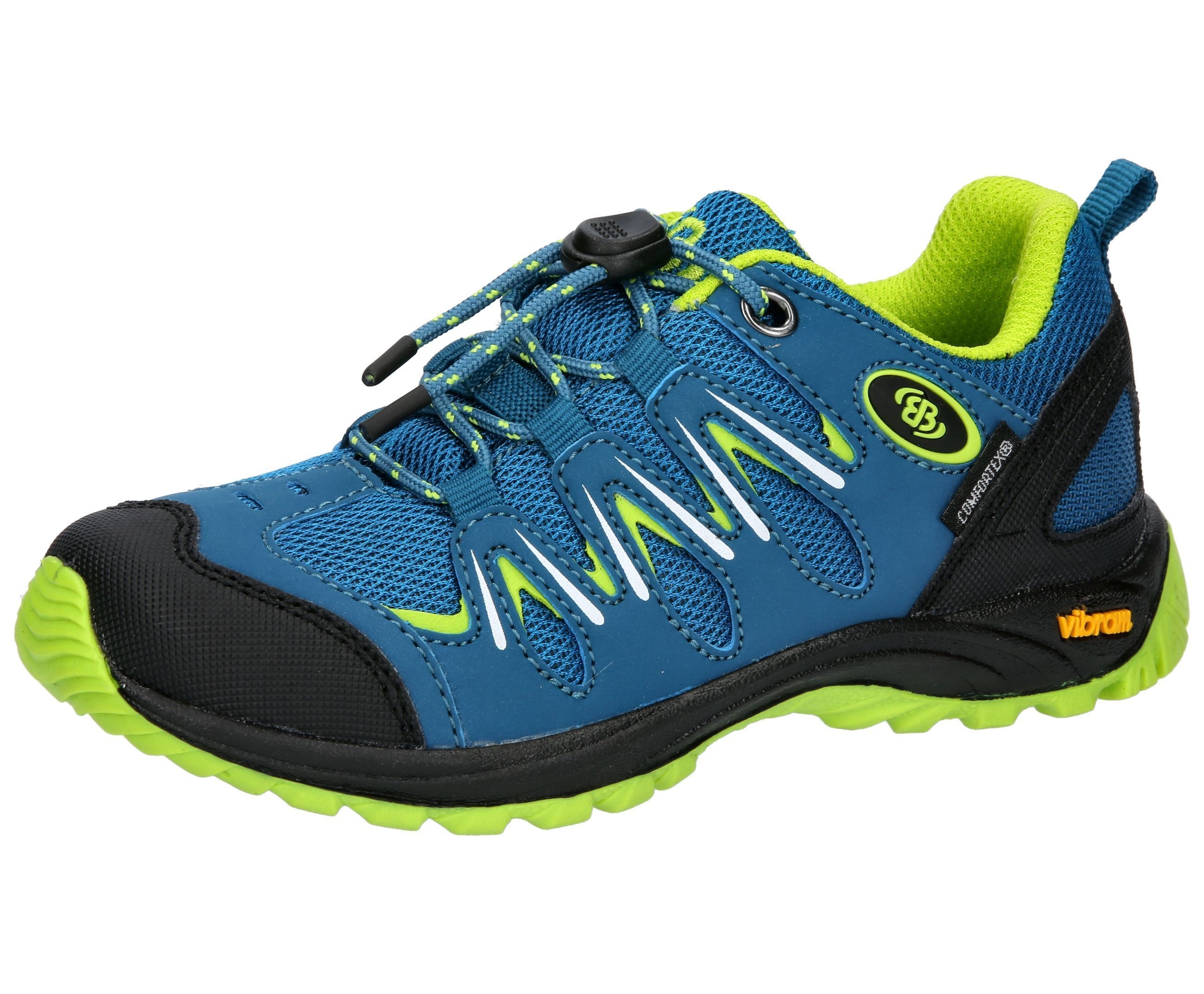 Outdoorschuh BRÜTTING "Outdoorschuh Expedition Kids", Kinder, Gr. 33, grün, Synthetik, Schuhe Outdoorschuh