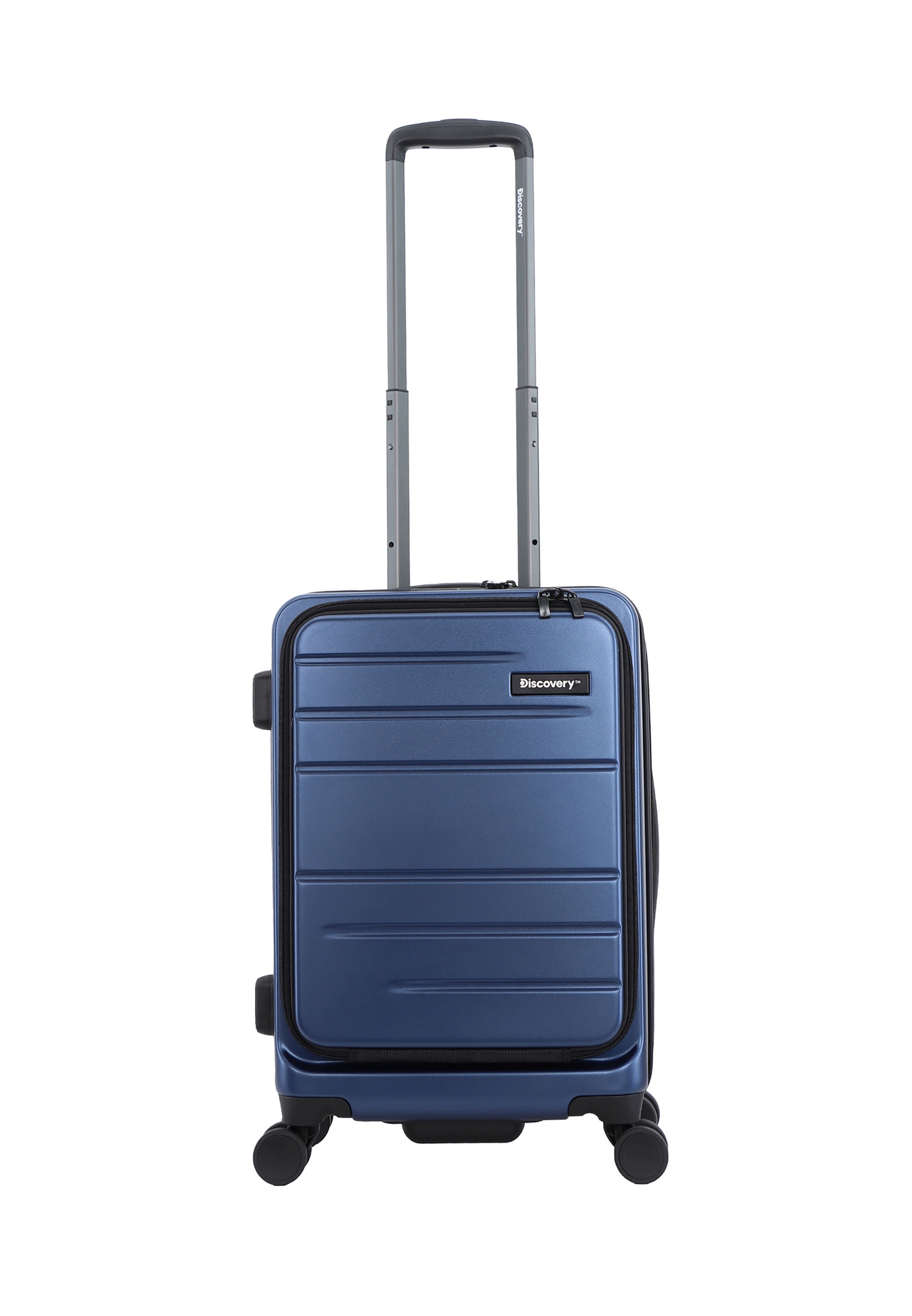 Koffer DISCOVERY "Patrol", Gr. B/H/T: 38 x 56 x 24,5, blau, Polyester, unifarben, klassisch, Koffer, Hergestellt aus dem Polycarbonat-Material Image