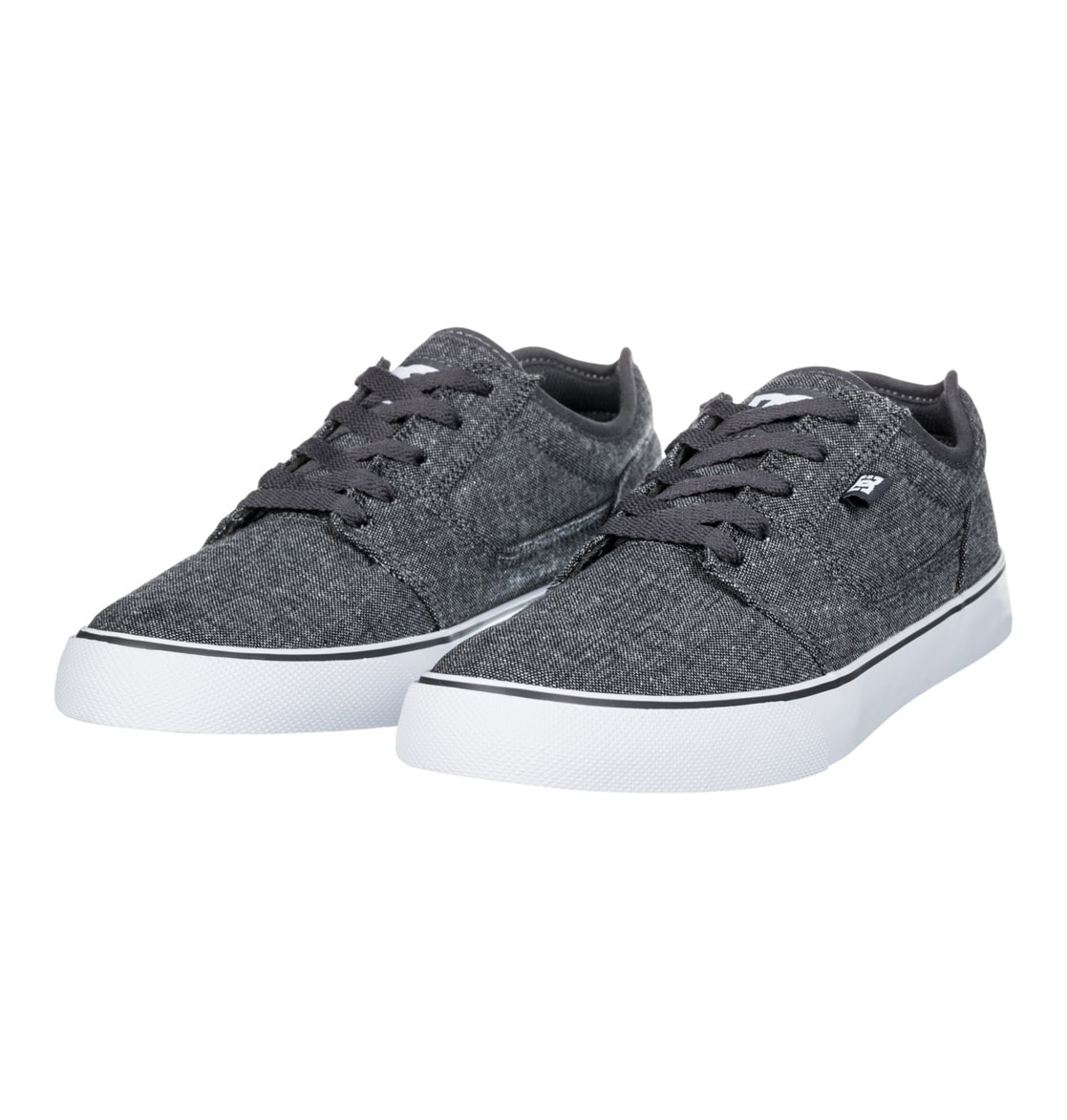 Sneaker DC SHOES "Tonik Tx Se", Herren, Gr. 11(44,5), grau (grau rinse), Obermaterial:Obermaterial: Textil (Baumwolle) / Futter: Textil / Außensohle: Gummi;, Schuhe Sneaker