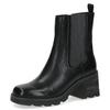 Chelseaboots CAPRICE, Damen, Gr. 39, schwarz, Nappaleder, Elastischer Einsatz, klassisch, Schuhe, mit Innen-Reißverschluss für leichten Einschlupf