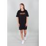 "T-Shirt ALPHA INDUSTRIES ""Alpha Industries Women - T-Shirts NASA Long T OS Wmn"" Gr. S, schwarz (black) Damen Shirts"