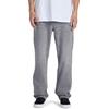 Straight-Jeans DC SHOES "Worker", Herren, Gr. 28(XS) / Länge 32(M), Länge 32, grau (grau wash), 80% Baumwolle, 20% Baumwolle, Jeans