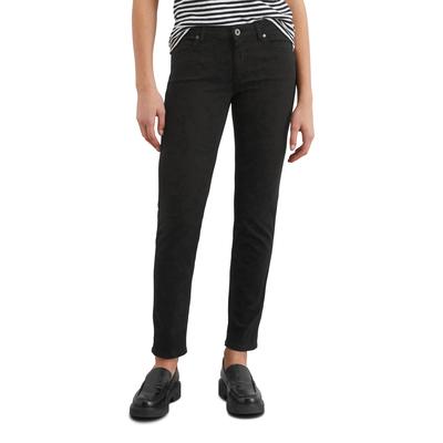 5-Pocket-Hose MARC O'POLO "aus Lyocell-Baumwolle-Mix", Damen, Gr. 29, Länge 30, schwarz, Obermaterial: 64% Lyocell, 32% Baumwolle, 4% Elasthan, unifarben, casual, slim fit lang, Hosen 5-Pocket-Jeans Image