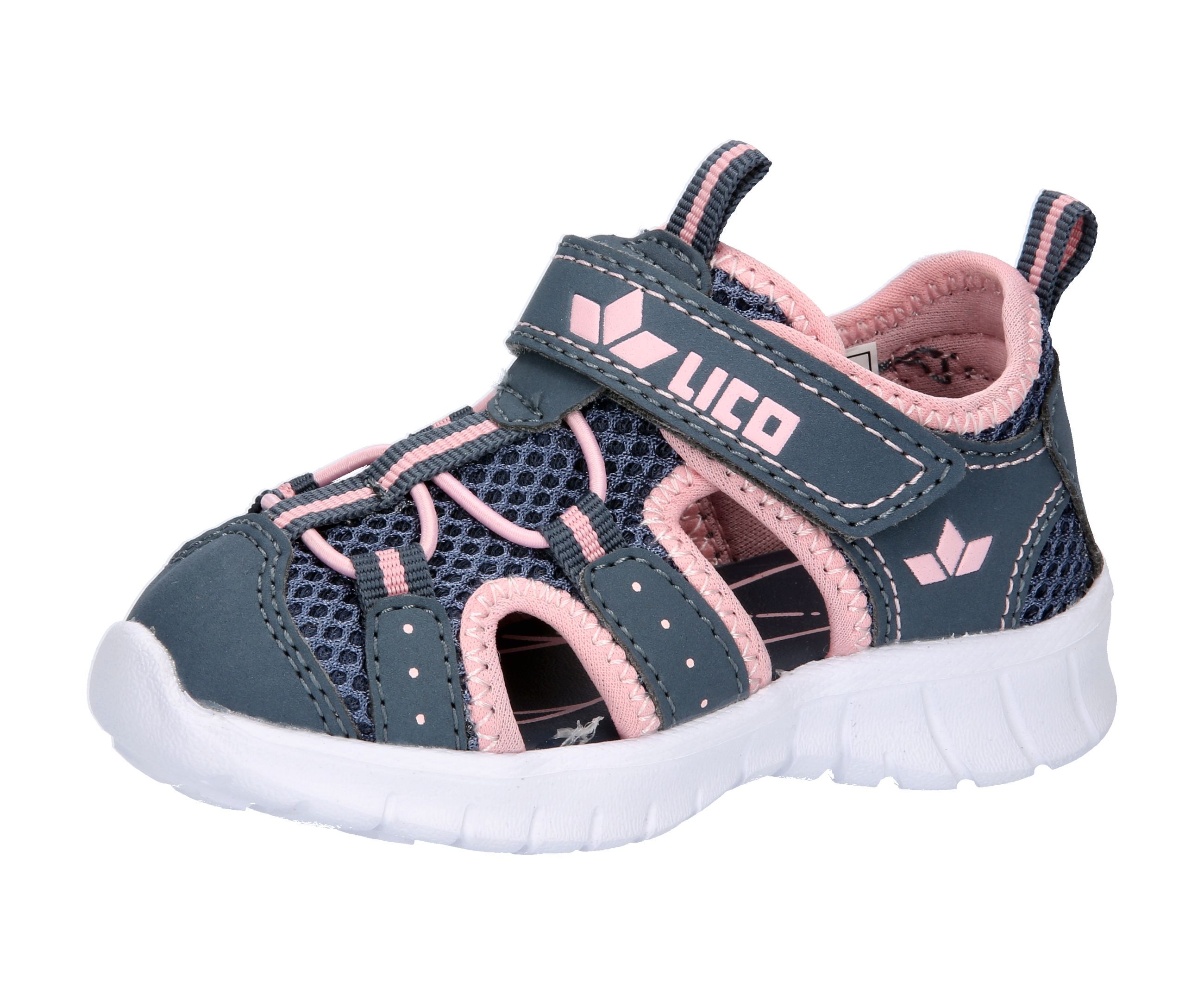 Lauflernschuh LICO "Lauflernschuh Melis VS", Kinder, Gr. 31, grau, Synthetik, Schuhe Image
