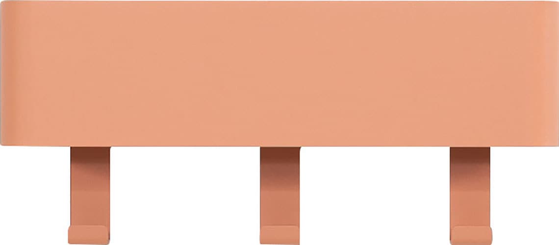 Garderobenhaken SPINDER DESIGN, rosa, B:27cm H:12cm T:7,5cm, Metall, Garderobenhalter, Garderobenhaken, Metall, Breite 27 cm