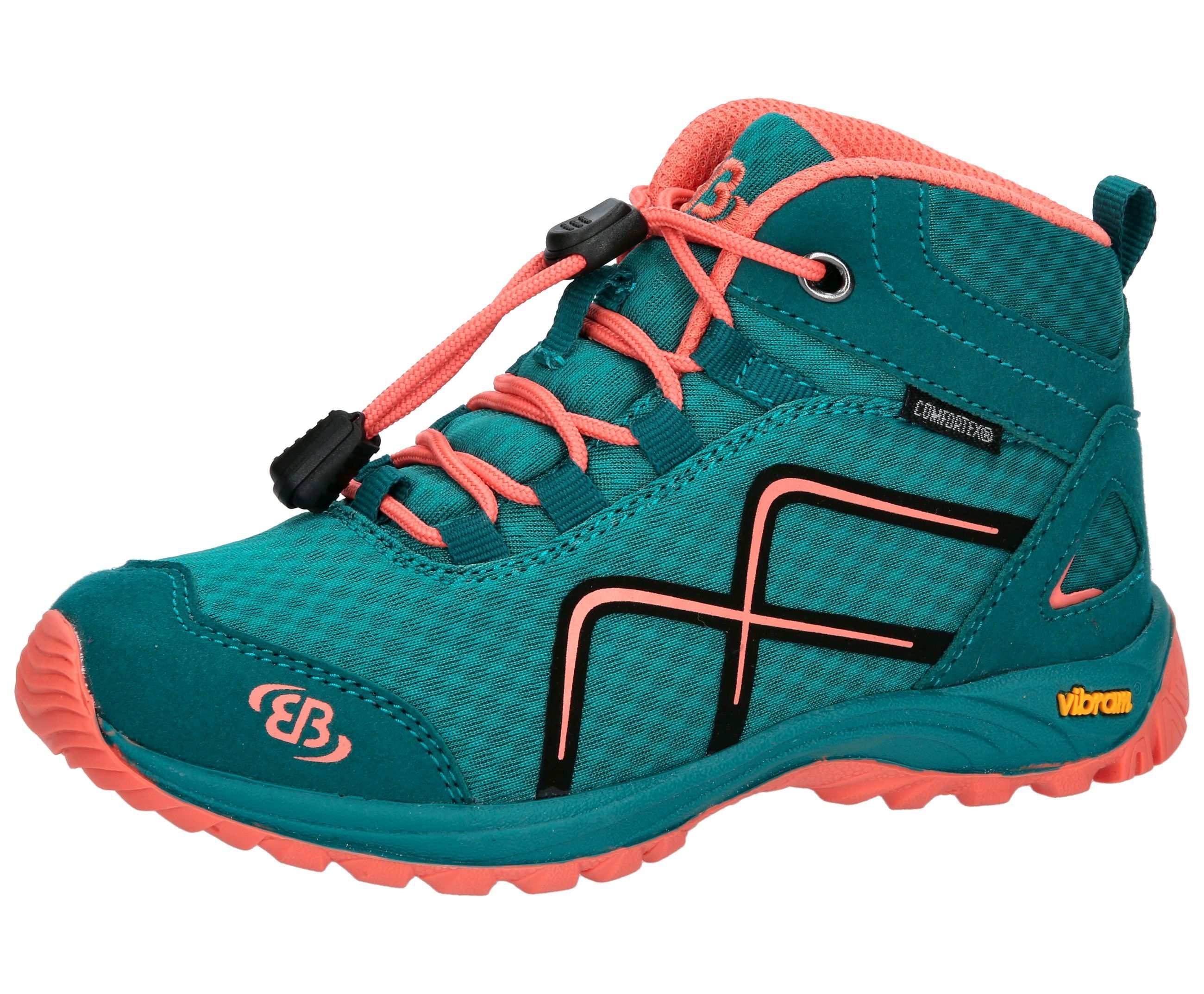 Outdoorschuh BRÜTTING "Outdoorstiefel Guide High", Kinder, Gr. 31, grün, Synthetik, Schuhe Outdoorschuh