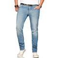 Stretch-Jeans ALESSANDRO SALVARINI "ASAngelo" Gr. W38 L34, Länge 34, blau (as, 171, washed) Herren Jeans Stretch