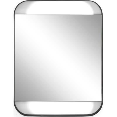 Wandspiegel SPINDER DESIGN "REX MIRROR Spiegel - Schwarz", schwarz, B:46cm H:60cm T:4cm, Metall, Spiegel, Metall, Breite 46 cm Image