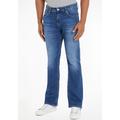 Bootcut-Jeans TOMMY JEANS "RYAN BOOTCUT AH5168" Gr. 34, Länge 34, blau (denim dark1) Herren Jeans Bootcut