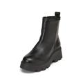 Winterboots MARC O'POLO "aus glattem Kalbleder" Gr. 41, schwarz Damen Schuhe Lederstiefel