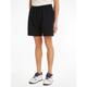 Sweatshorts TOMMY JEANS "TJM LINEAR BEACH SHORT" Gr. XL, N-Gr, schwarz (black) Herren Hosen Shorts