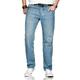 Comfort-fit-Jeans ALESSANDRO SALVARINI "ASMarco" Gr. W34 L34, Länge 34, blau (as200, hellblau) Herren Jeans Comfort Fit