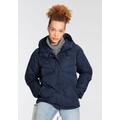 Daunenjacke POLARINO Gr. 46, blau (navy) Damen Jacken Sportjacken