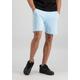 Sweatshorts ALPHA INDUSTRIES "ALPHA Men - Shorts Organics Jogger Short" Gr. S, Normalgrößen, blau (organic sky blue) Herren Hosen Shorts