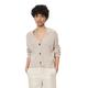 Cardigan MARC O'POLO "aus Heavy-Weight-Organic-Cotton" Gr. M, beige Damen Strickjacken Cardigans