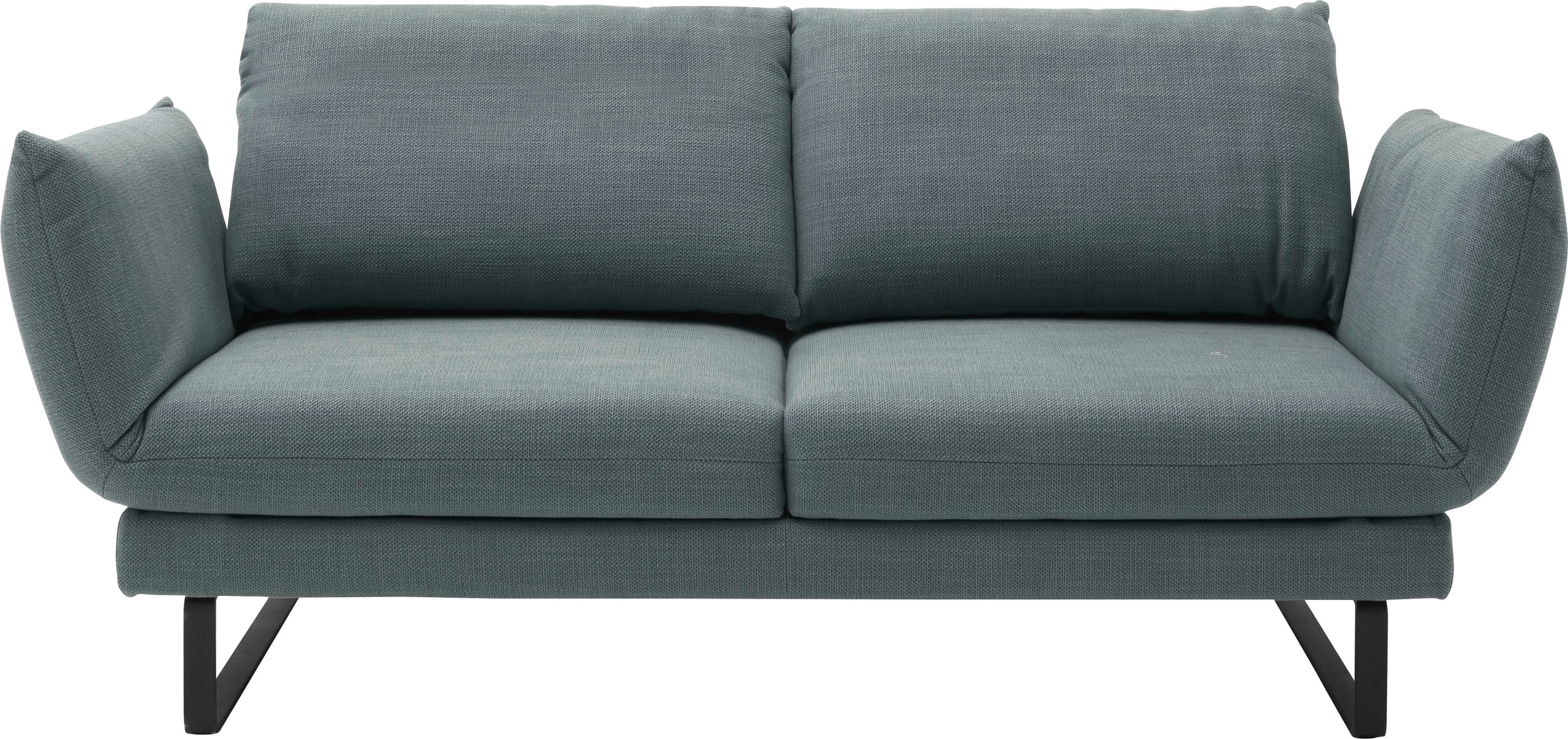 2-Sitzer "Spin, Multifunktionssofa, bequem und hochwertig verarbeitet", grau (anthrazit), B:228cm H:85cm T:215cm, 100% Polyester, SCHÖNER WOHNEN-KOLLEKTION, Sofas, Drehsitz-Funktion, USB-Anschluss, Armlehnfunktion, Rückenverstellung