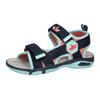 Sandale LICO "Sandale Palau V", Gr. 26, blau, Synthetik, Schuhe