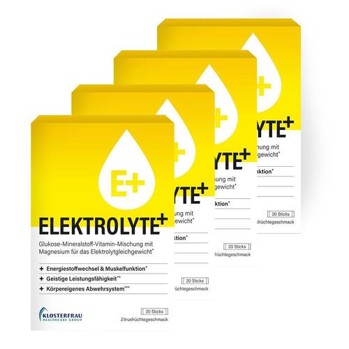 Klosterfrau Elektrolyte+ 4x20 St Granulat zur Herstellung einer Susp. zum Einnehmen