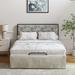 Winston Porter Neilius Upholstered Platform Bed w/ Washable Slipcover Polyester in Gray/Black | King | Wayfair AECAA2411CA34844ADC2834FE8CD0DB3