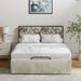 Winston Porter Neilius Upholstered Platform Bed w/ Washable Slipcover Polyester in Red/Gray/Green | King | Wayfair CFE8602C2F8344729FD37C64D707ED82
