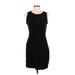 Gap Casual Dress - Sheath Scoop Neck Sleeveless: Black Solid Dresses - Women's Size Medium