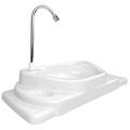 Sinkology Sinksense 8" Plastic Specialty Drop-in Bathroom Sink in White | 3 H x 17 W x 8 D in | Wayfair SPOSITIVE-101