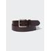 Men's Italian Oiled Leather Belt | Brown | Medium | UNIQLO US