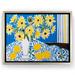 Red Barrel Studio® Summer Floral Still Life Ii by Mandy Buchanan Modern Wall Art Decor - Floating Canvas Frame Canvas, | Wayfair