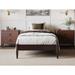 Red Barrel Studio® Anitia Solid Wood Platform Bed Wood in Black | 14.75 H x 42.6 W x 84.4 D in | Wayfair F99DC25A9A9E476B8B8D2C24BE5AD136