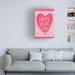 The Twillery Co.® Happy Love Heart On Canvas by Holli Conger Print Canvas in White | 47 H x 30 W x 2 D in | Wayfair