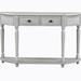 Alcott Hill® Cesaria 52" Solid Wood Console Table Wood in Gray | 33.4 H x 52 W x 12.6 D in | Wayfair 192286A7974E4065ABD91D705BD8E53F