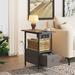 Latitude Run® Afnaan End Table w/ Storage Wood in Gray | Wayfair BDF213B6BE3E49E8985A390510E9E4DD