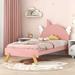 Trinx Jentoft 1 Bedroom Set Wood in Brown/Pink | 45 H x 78.1 W x 44.3 D in | Wayfair C707A76664D5452187BF5DF830F88148