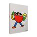 Red Barrel Studio® Mr TonTon Calling by Ton Pret - Unframed Print on Canvas in Blue/Red/Yellow | 24 H x 18 W x 2 D in | Wayfair