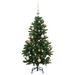 The Holiday Aisle® Lighted Artificial Christmas Tree - Stand Included | 13.8 D in | Wayfair B0F7A3B6728340F780BEAE70B13DCF1F