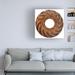 Winston Porter Rusty Large Spiral Gear Wall Decal 24 On Canvas by RetroPlanet Print Canvas in Black/Gray/White | 18 H x 18 W x 2 D in | Wayfair