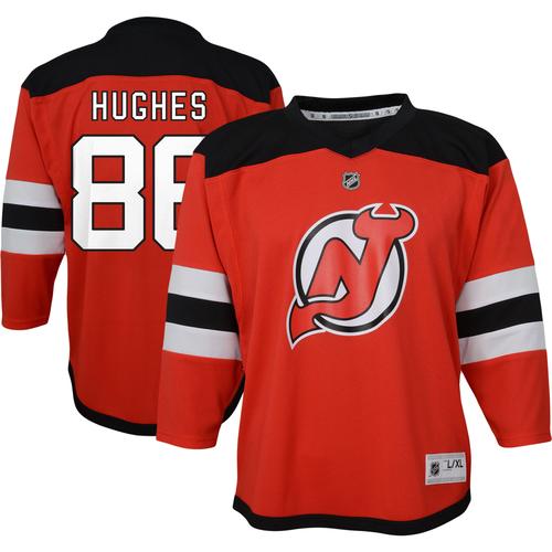 Vorschul-Jack Hughes Red New Jersey Devils Heim-Replika-Spielertrikot