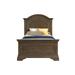 Olivia Traditional Wood Complete Twin Bed, Rosewood Brown